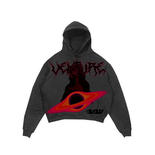 Red Black Hole Hoodie